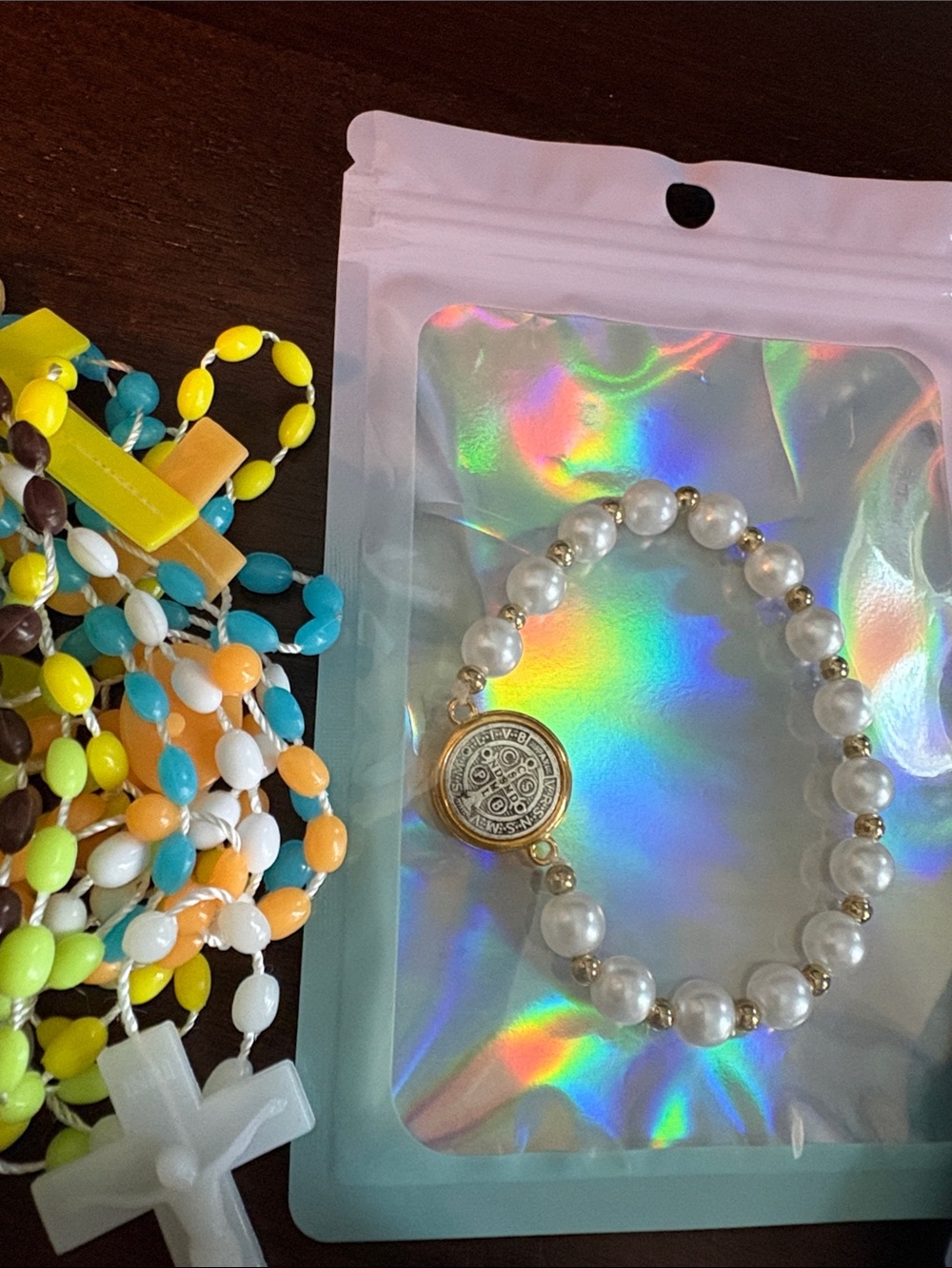 Lot Religious | Catholic Bracelets - Jewelry - Picture 10 of 14